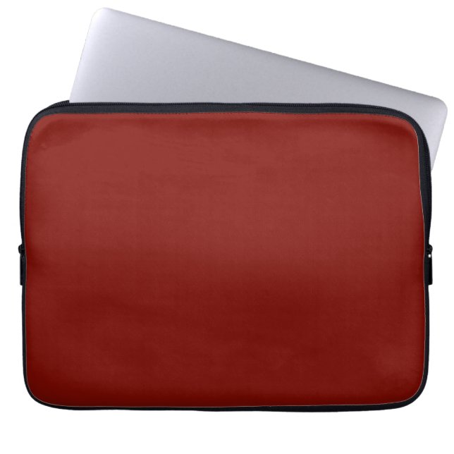 Barn Red (solid colour)  Laptop Sleeve (Front)