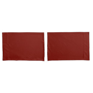 Barn Red (solid colour)  Pillowcase