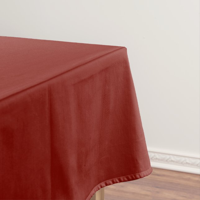 Barn Red (solid colour)  Tablecloth (In Situ)