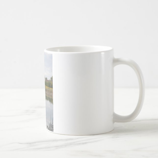 Barn Reeflected in the Water Coffee Mug (Right)