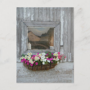 Barn Reflection Postcard