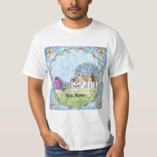 Barn Scene t-shirt (Front)