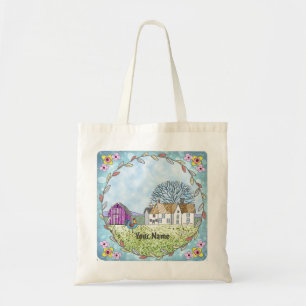 Barn Scene Tote Bag