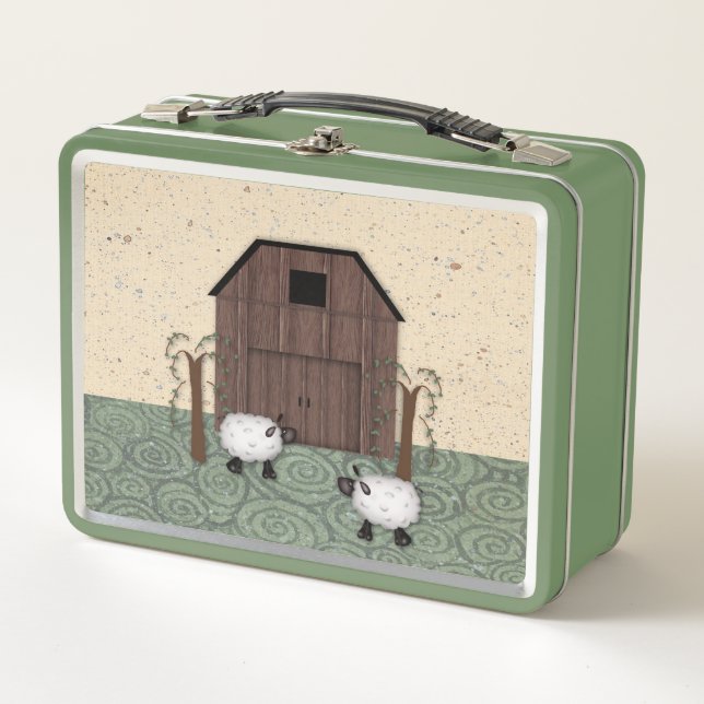 Barn Sheep Lunch Box (Front)
