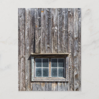 Barn Side With Window Postcard