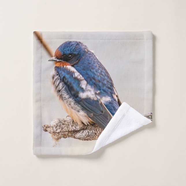 Barn Swallow: Canadian Avian  Wash Cloth (Wash Cloth)