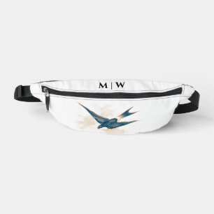 Barn Swallow Print Cut Sew Bag