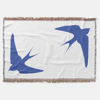 Barn Swallow Throw Blanket