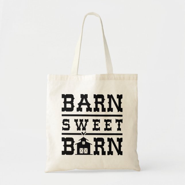 Barn Sweet Barn Tote Bag (Front)