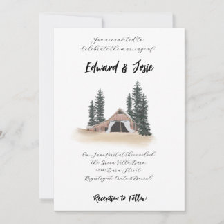 Barn Wedding Invitation 
