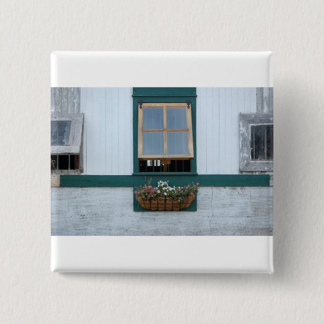 Barn-Window 15 Cm Square Badge (Front)