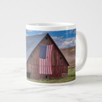 Barn with American Flag | Colfax, Washington
