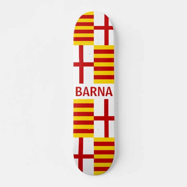 Barna - Flag of Barcelona Skateboard (Front)