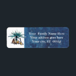 Barnacle Bill Christams Return Address Labels<br><div class="desc">A cute cartoon barnacle will stick to your envelope very well.</div>