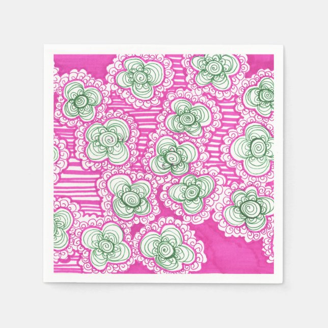 Barnacles and Brussel Sprouts Napkin (Front)