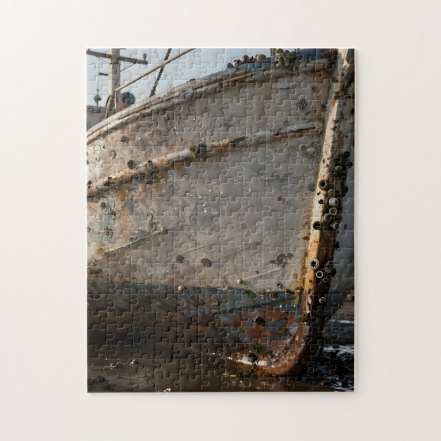 Barnacles and rust jigsaw puzzle (Vertical)