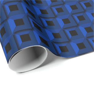 Barnacles in Blue Wrapping Paper
