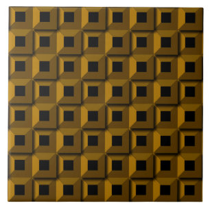 Barnacles in Gold Ceramic Photo Tile