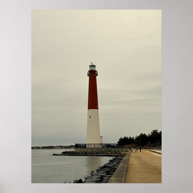 Barnegat Light Lighthouse Poster (Front)
