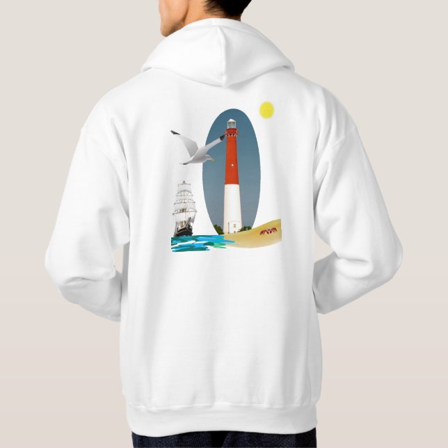Barnegat Lighthouse Hoodie (Back)
