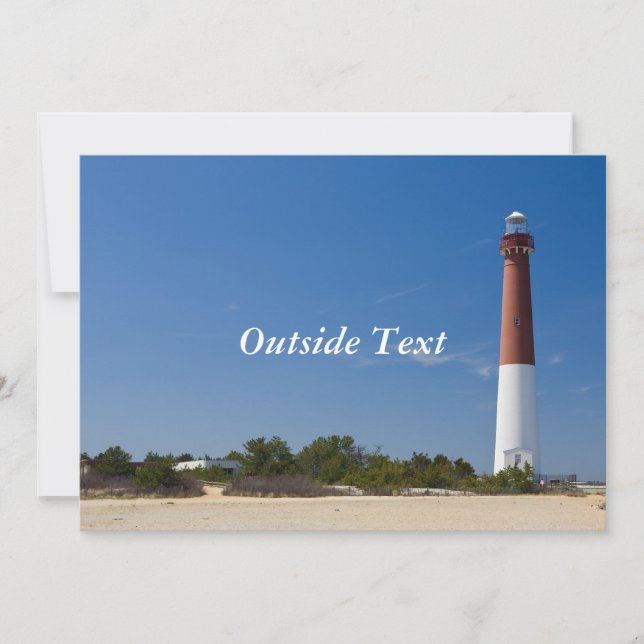 Barnegat Lighthouse Invitation (Front)