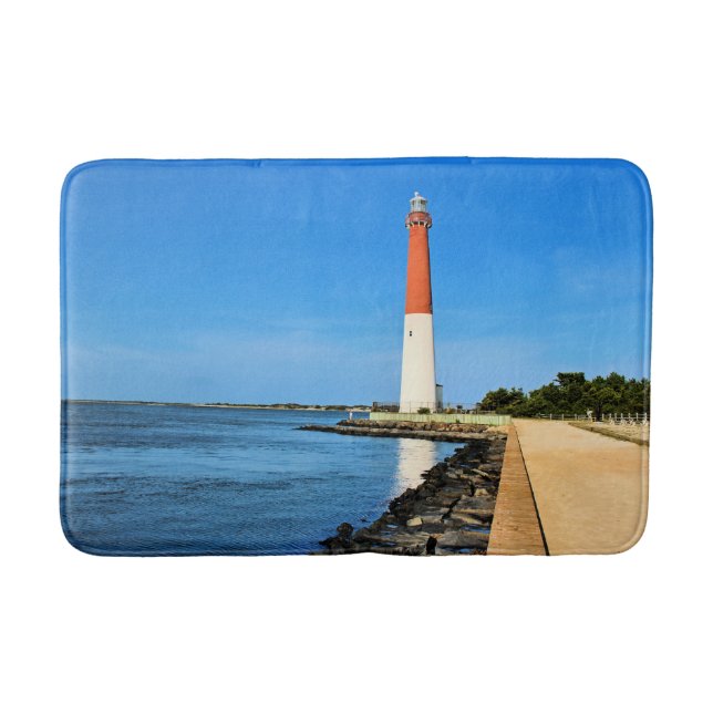 Barnegat Lighthouse, New Jersey Bath Mat (Front)
