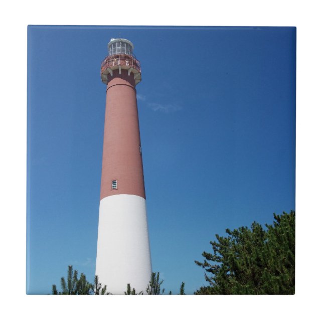 Barnegat Lighthouse Old Barney Tile (Front)