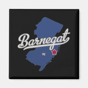 Barnegat New Jersey Nj Map Magnet