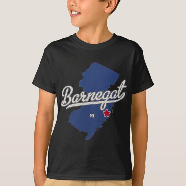 Barnegat New Jersey Nj Map  T-Shirt (Front)