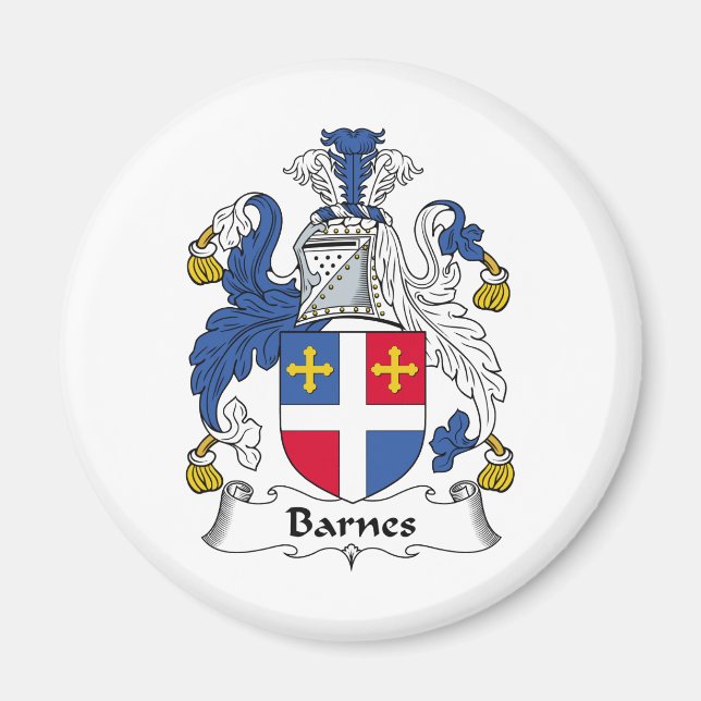 Barnes Family Crest Magnet (Front)