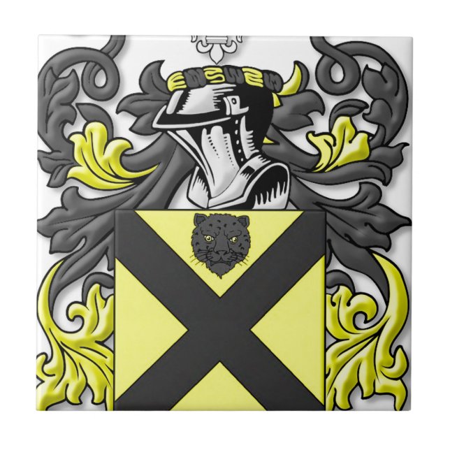 Barnett Coat of Arms Tile (Front)