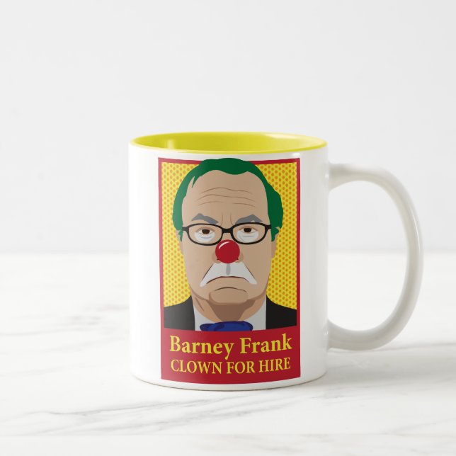 Barney Frank is a Clown Two-Tone Coffee Mug (Right)