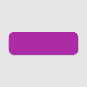  Barney purple (solid colour)  Name Tag