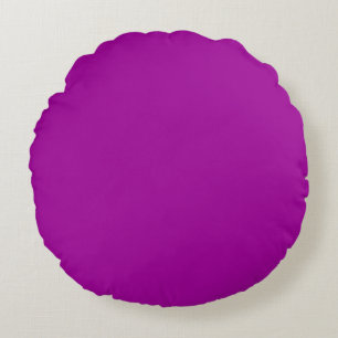  Barney purple (solid colour)  Round Cushion