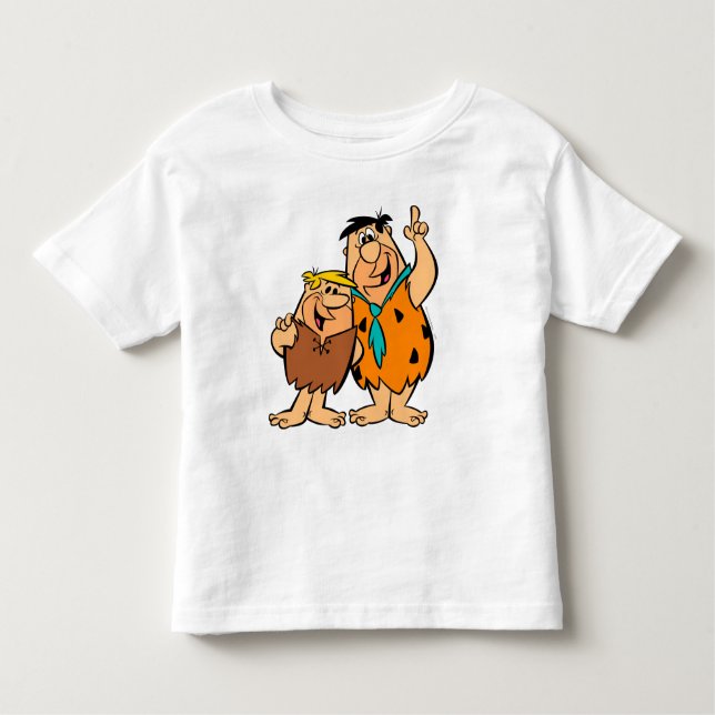 Barney Rubble and Fred Flintstone Toddler T-Shirt (Front)