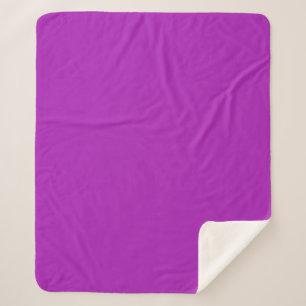  Barney (solid colour)  Sherpa Blanket