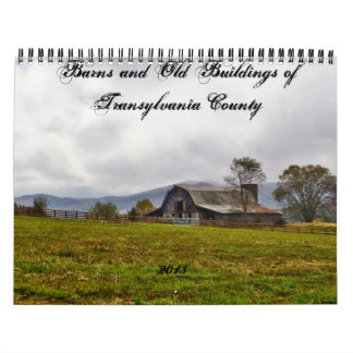 Barns and Old Buildings in Transylvania County Calendar
