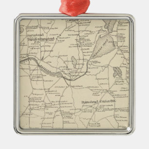 Barnstead, Belknap Co Metal Tree Decoration