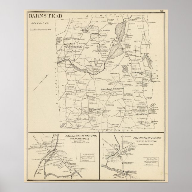 Barnstead, Belknap Co Poster (Front)