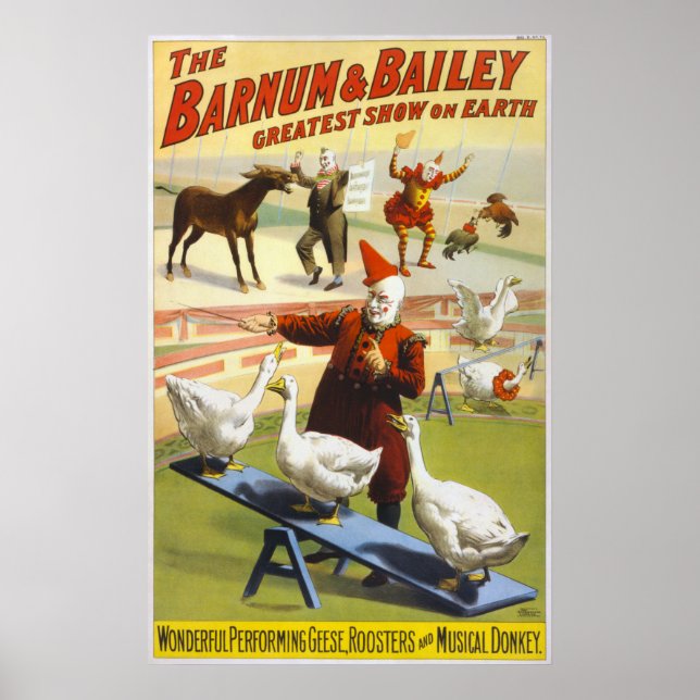 Barnum & Bailey Circus - Circa 1900 Poster (Front)