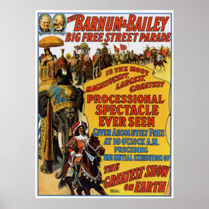 Barnum & Bailey Circus Poster