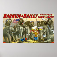 Barnum Bailey Vintage Elephants