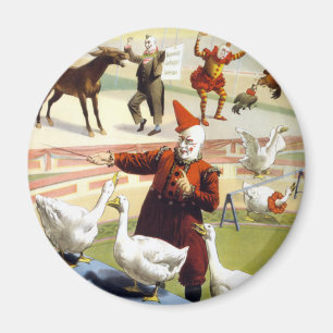 Barnum & Bailey - Wonderful Performing Geese Magnet