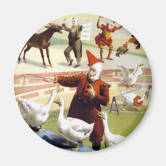 Barnum & Bailey - Wonderful Performing Geese Magnet (Front)