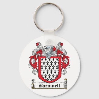 Barnwell Family Crest Key Ring