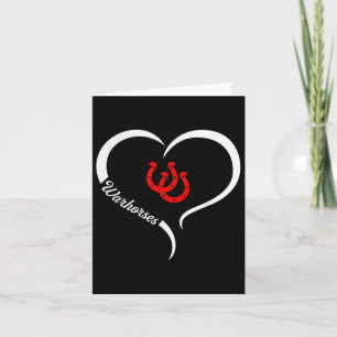Barnwell Warhorses Logo Half Heart Slogan Hs  Card