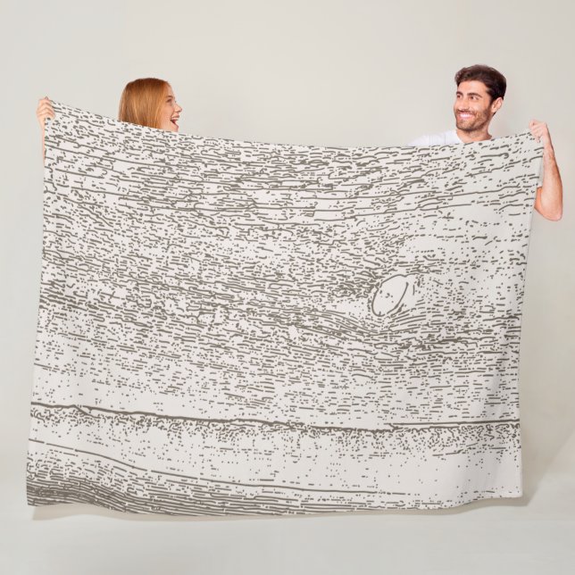 Barnwood Home Decor Fleece Blanket (In Situ)