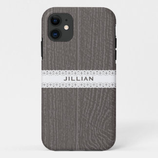 Barnwood & Lace Inspired iPhone 5 Case