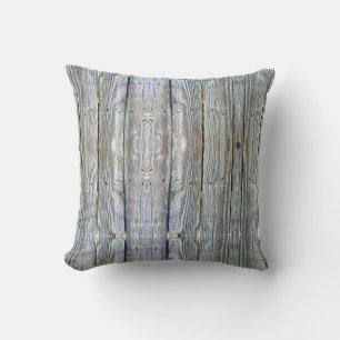 Barnwood wood grain tree bark rustic distressed cushion