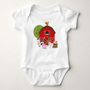 Barnyard baby jersey bodysuit